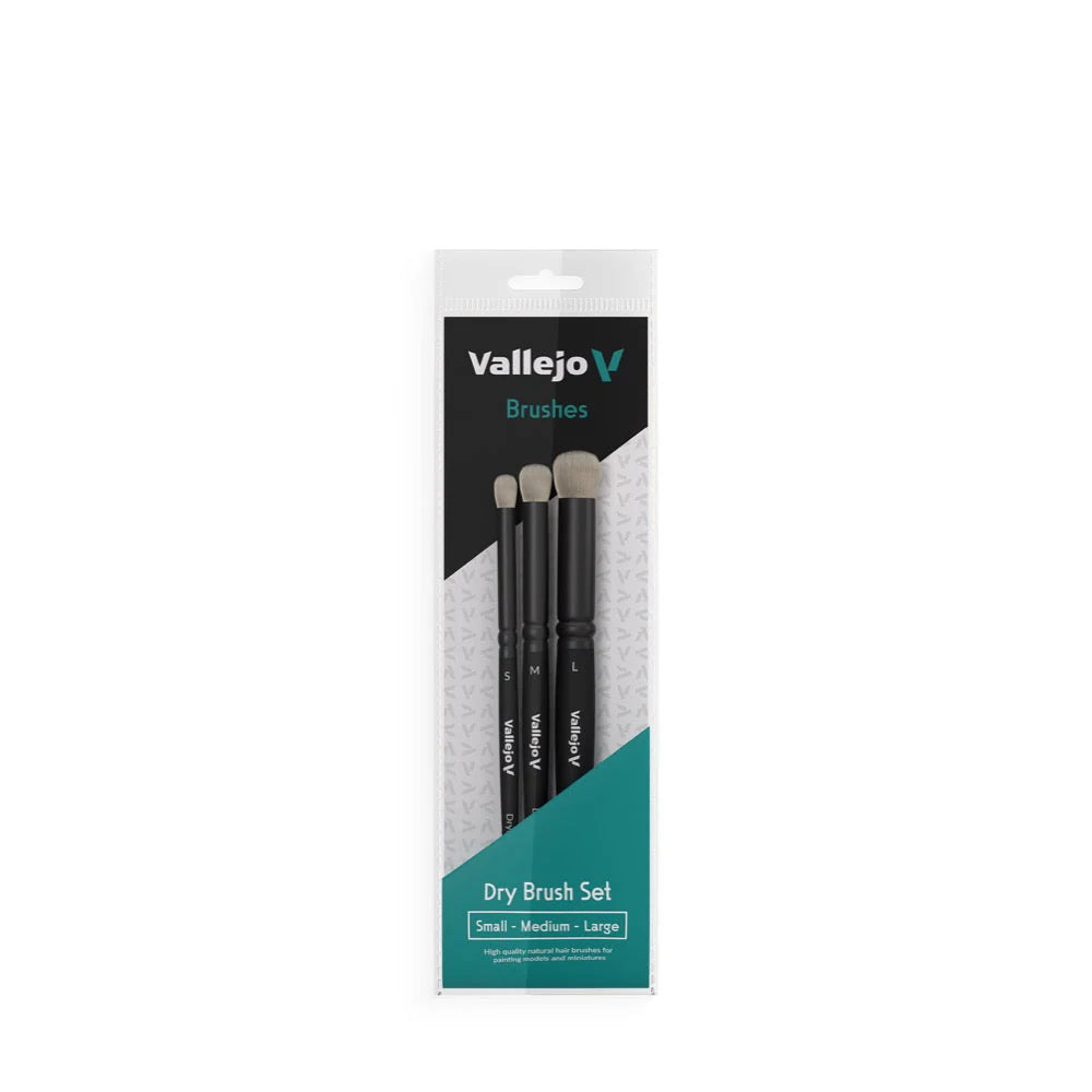 Vallejo Brushes Dry Brush Set