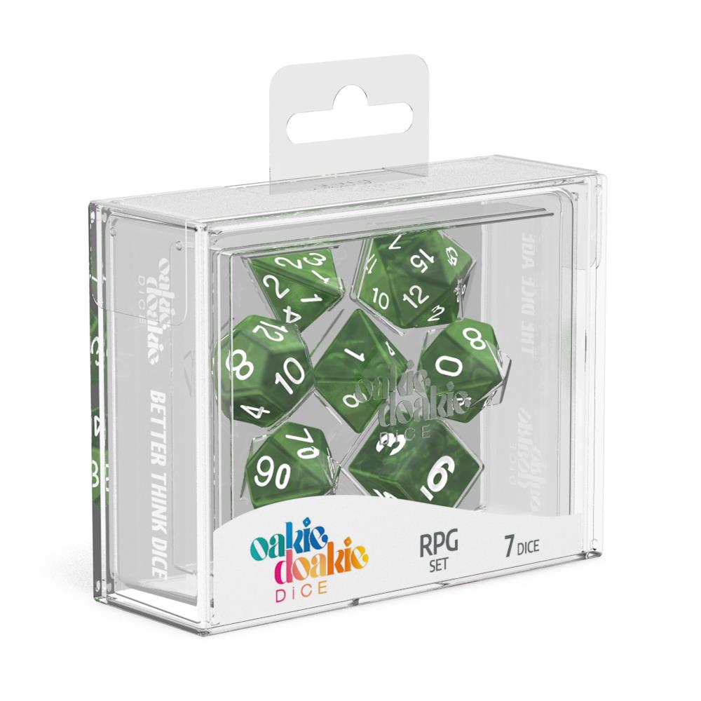 Oakie Doakie 7 Die Set Marble Green
