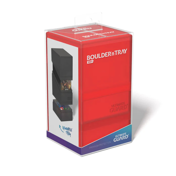 Ultimate Guard Boulder n Tray 100+ Ruby