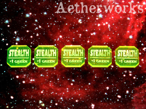 Stealth Tokens - Flourescent Green (5)
