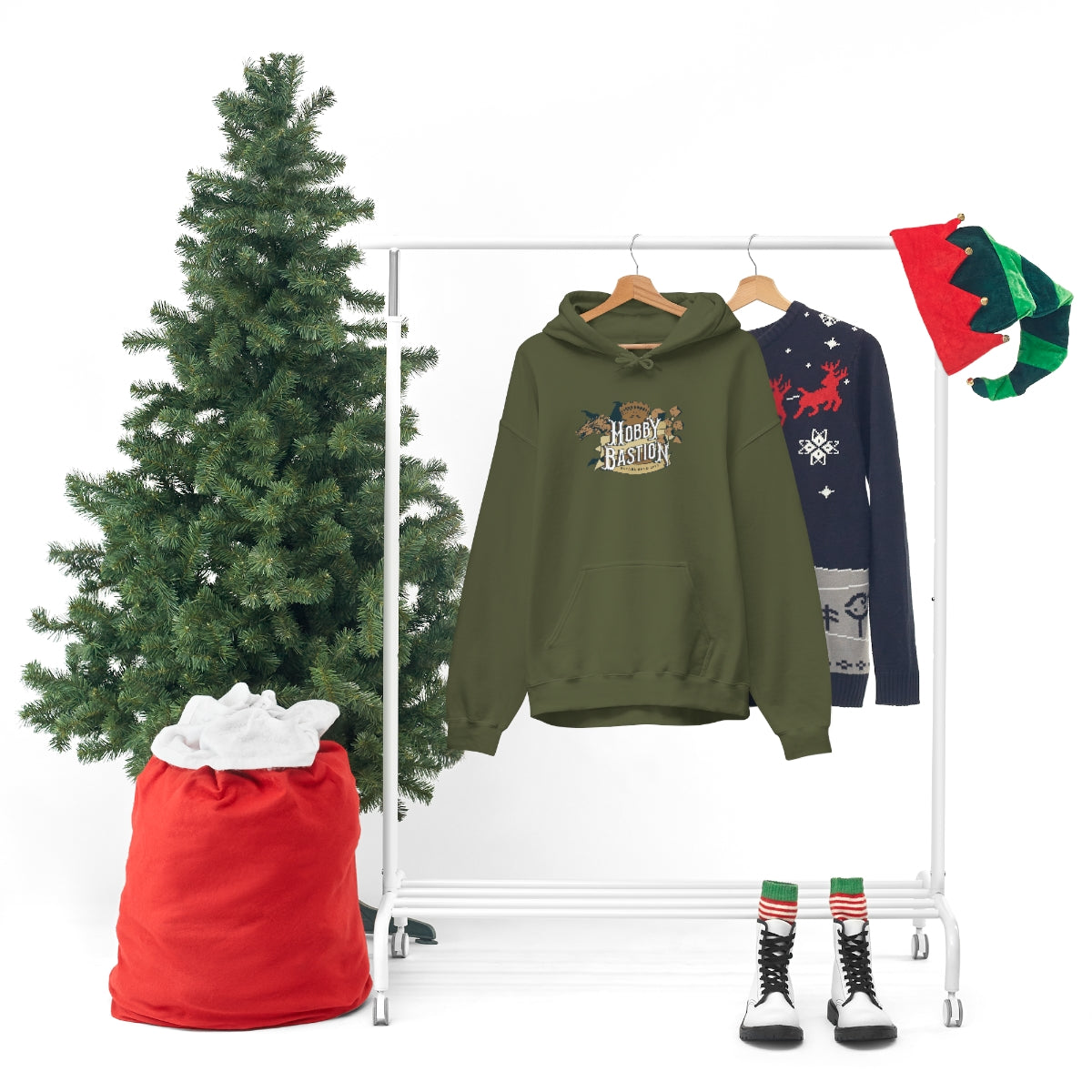 Hobby Bastion Logo - Pull Over Hoodie