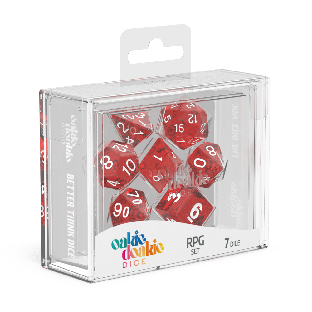 Oakie Doakie 7 Die Set Speckled Red