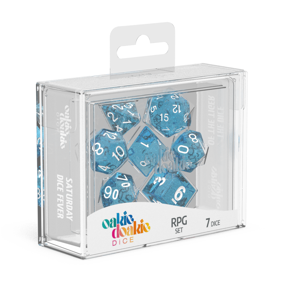 Oakie Doakie 7 Die Set Speckled Light Blue