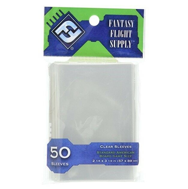Fantasy Flight: Green Standard American Board Game Sleeves