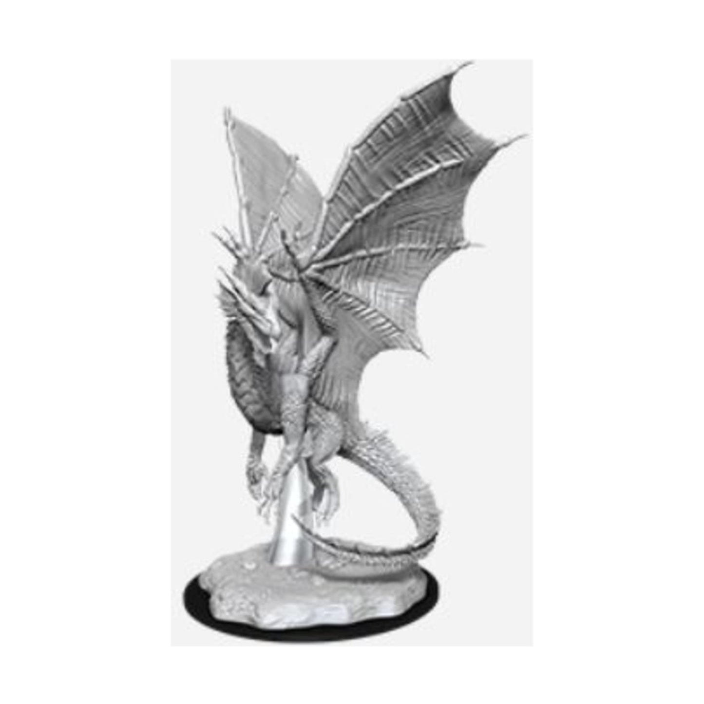 D&D Nolzurs Minis: Young Silver Dragon
