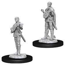 D&D Nolzurs Minis: Half Elf Female Bard