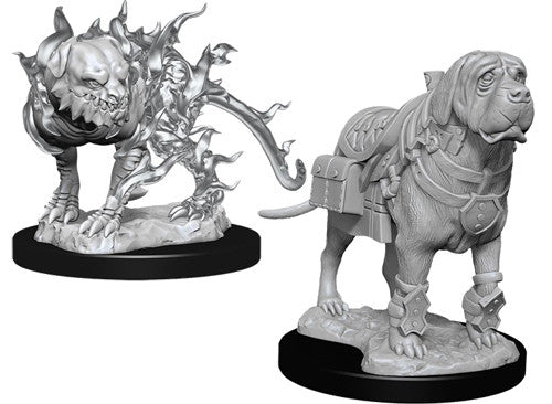 D&D Nolzurs Minis: Mastif & Shadow Mastif