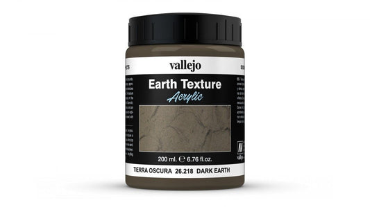 Vallejo Diorama Effects Earth Texture Dark Earth 200ml