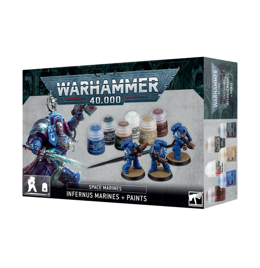 Warhammer 40K: Infernus Marines + Paints