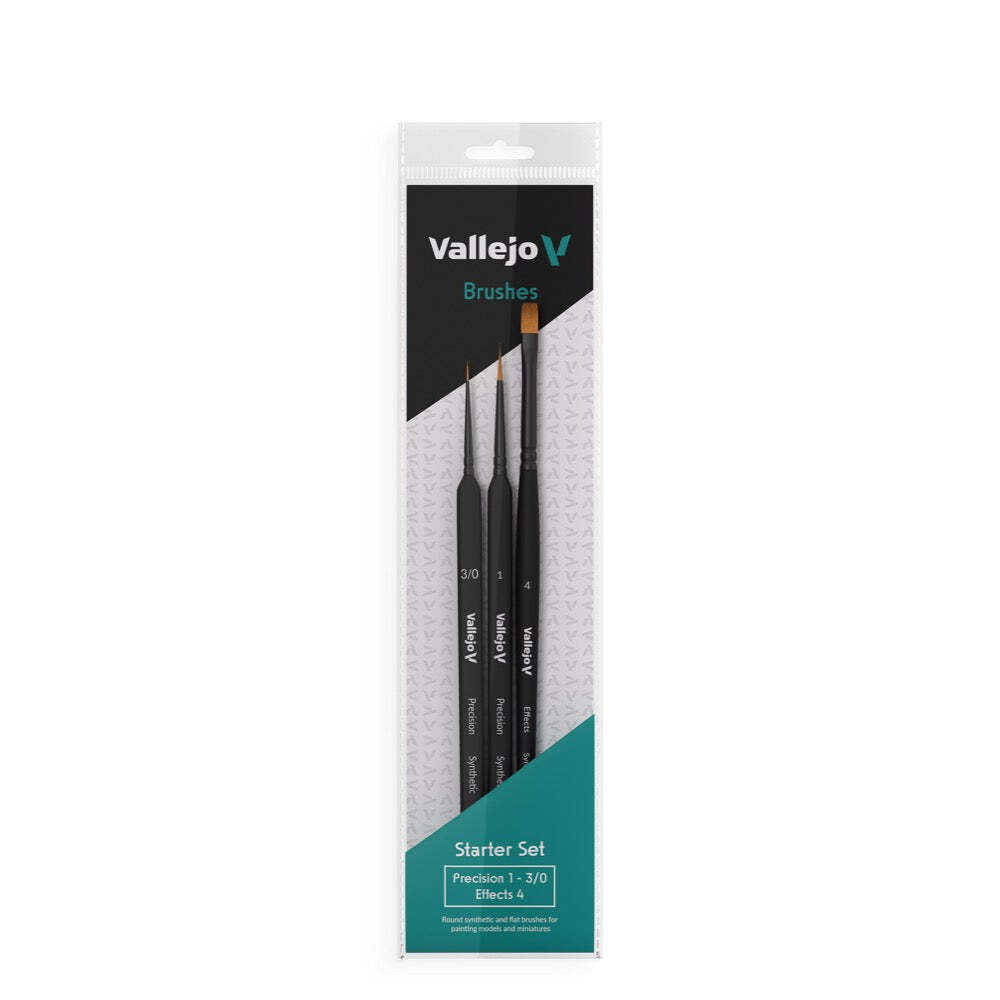 Vallejo Paint Brush Set: Precision Starter Set