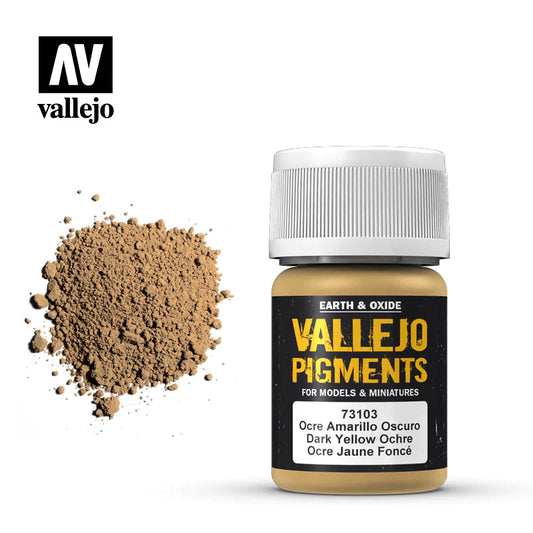 Vallejo Pigment 73.103 Dark Yellow Ochre