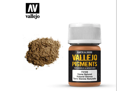 Vallejo Pigment 73.105 Natural Sienna