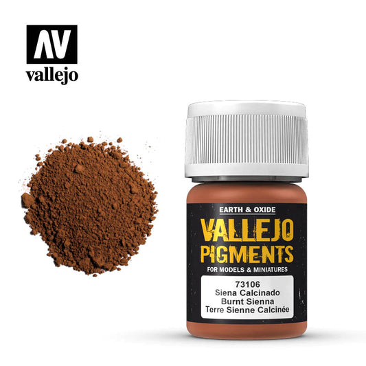 Vallejo Pigment 73.106 Burnt Sienna