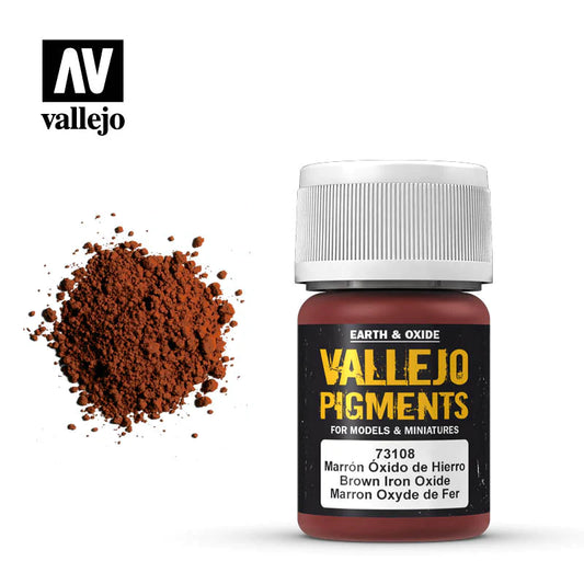 Vallejo Pigment 73.108 Brown Iron Oxide