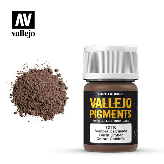 Vallejo Pigment 73.110 Burnt Umber