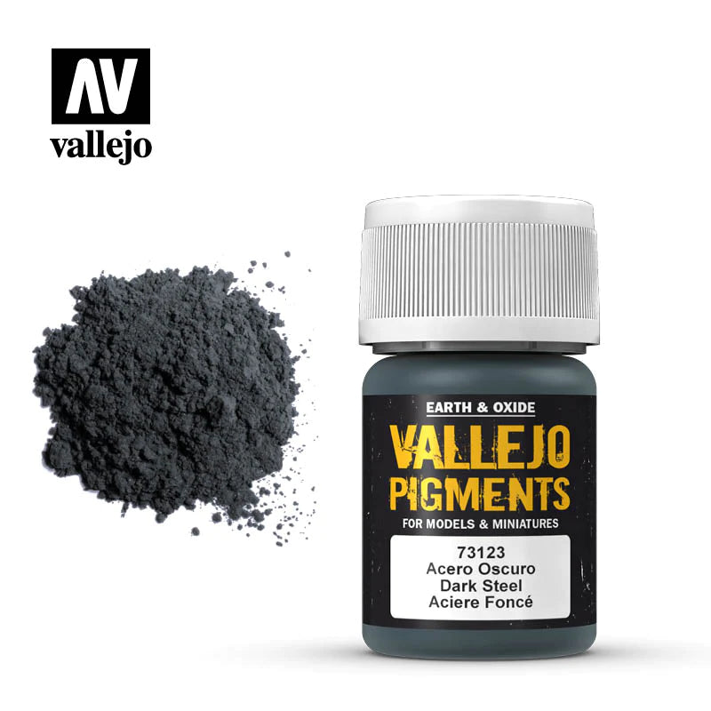 Vallejo Pigment 73.123 Dark Steel