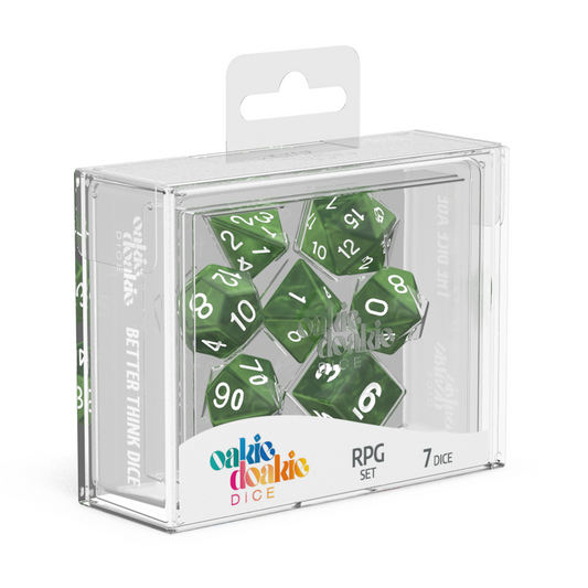 Oakie Doakie 7 Die Set Marble Green