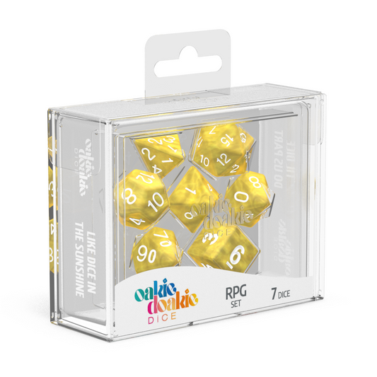 Oakie Doakie 7 Die Set Marble Yellow