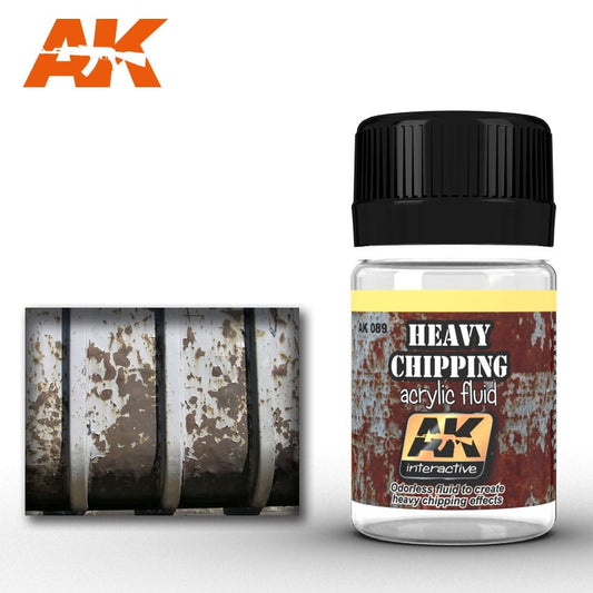 AK Interactive Heavy Effects Acrylic Chipping Fluid 35ml