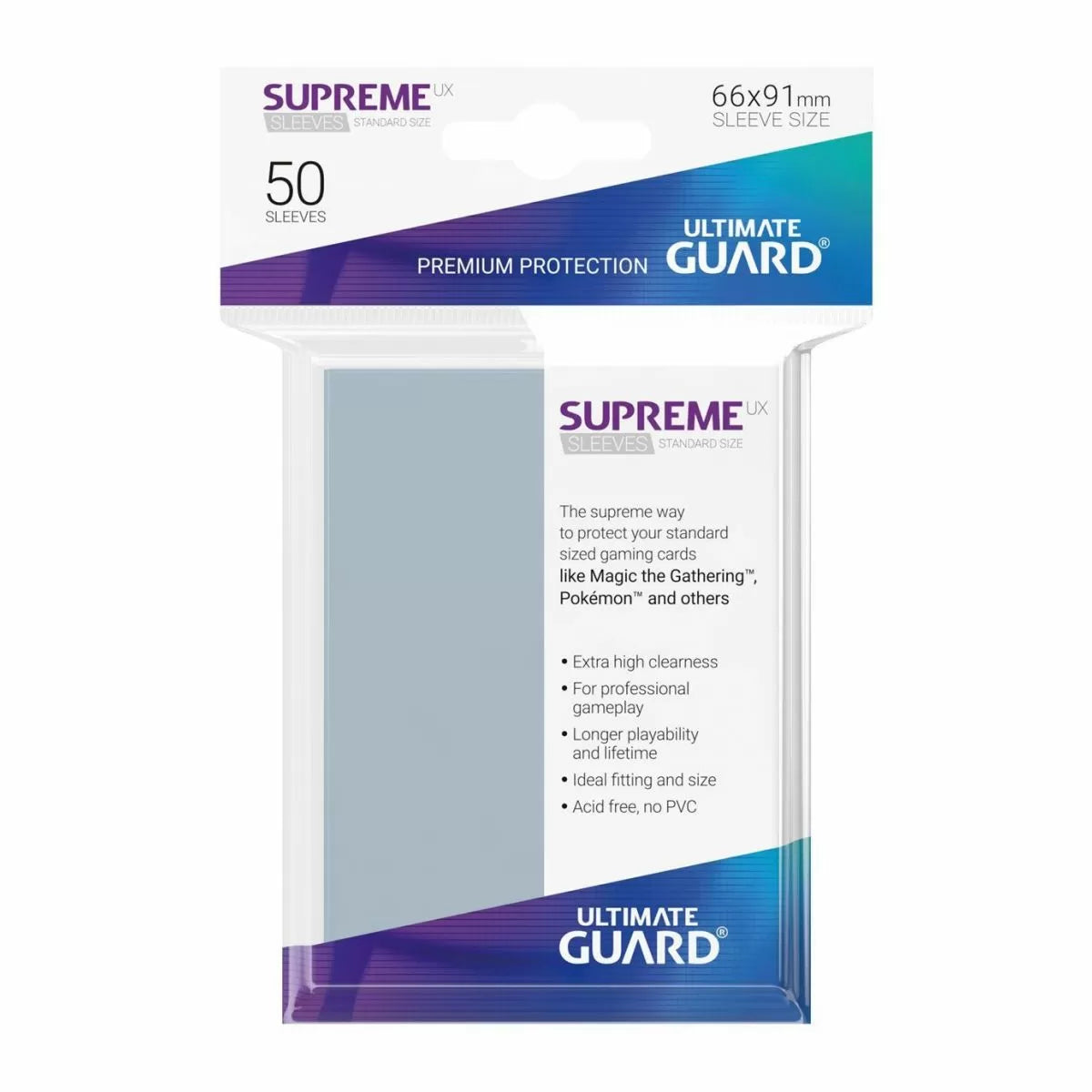 Ultimate Guard - Supreme UX Sleeves (50) Transparent