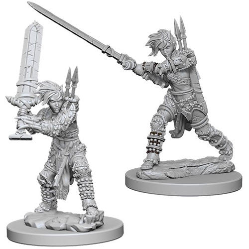 D&D Battles Deep Cuts: Human Female Barbarian