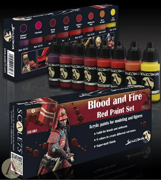 Scale 75 Scalecolor Blood and Fire Paint Set