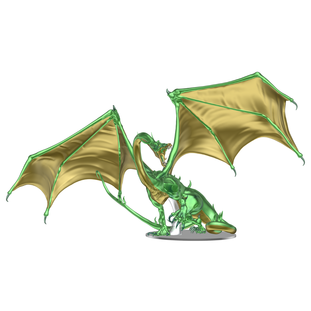 D&D Icons of The Realms Adult Emerald Dragon