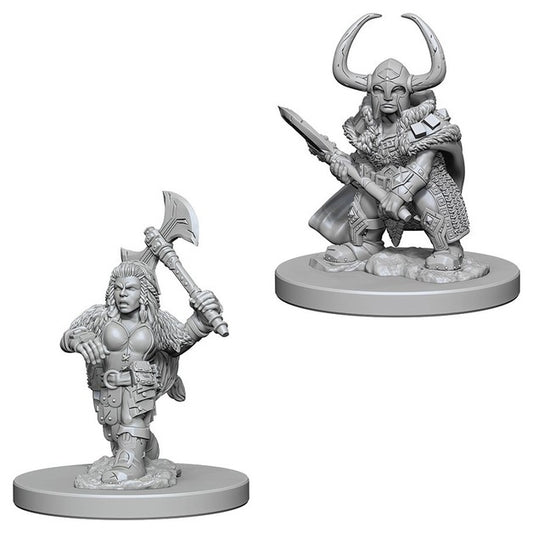 D&D Nolzurs Minis: Dwarf Female Barbarian