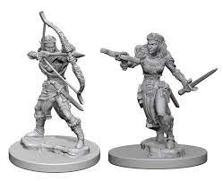 D&D Nolzurs Minis: Elf Female Ranger