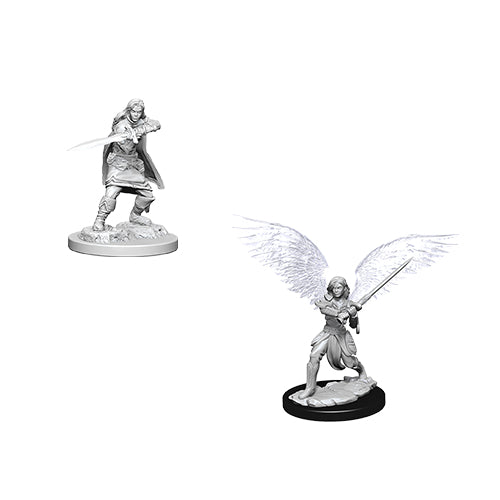 D&D Nolzurs Minis: Aasimar Female Fighter