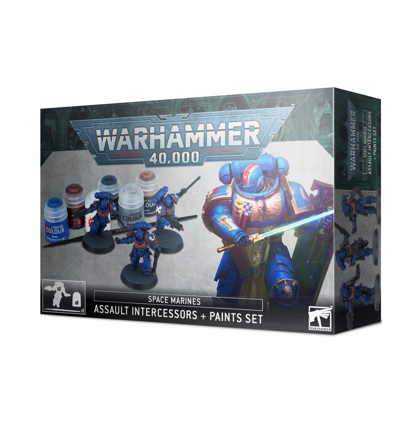 Citadel Assault Intercessors + Paint Set
