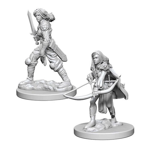 D&D Deep Cuts Minis: Human Female Fighter