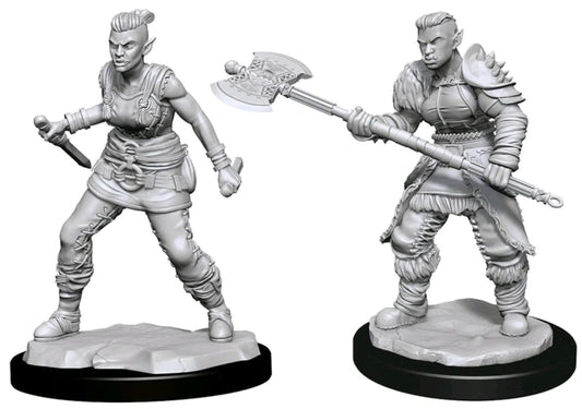 D&D Nolzurs Minis: Orc Female Barbarian